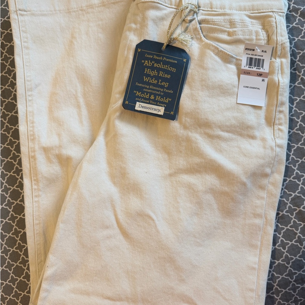 Democracy Cream High Rise Jeans